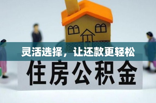 北海新区灵活选择，让还款更轻松