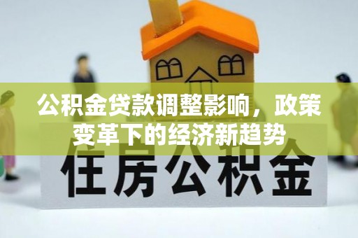 北海新区公积金贷款调整影响，政策变革下的经济新趋势