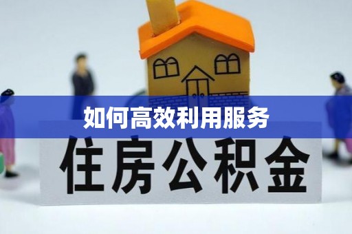 北海新区如何高效利用服务